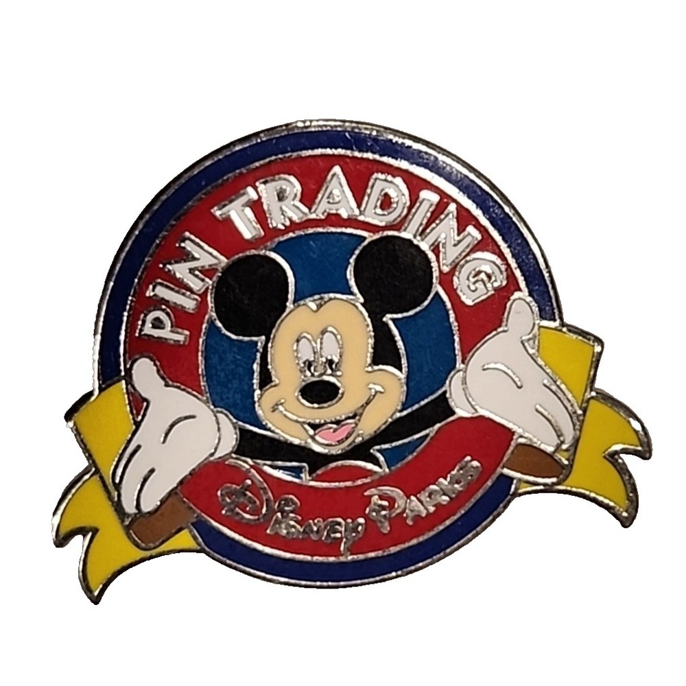 Disney Pin Mickey Keep on Tradin' Mystery Parks Trading Color Limited 82302
